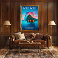 Bora Bora  A Surreal Escape Poster PosterGoat