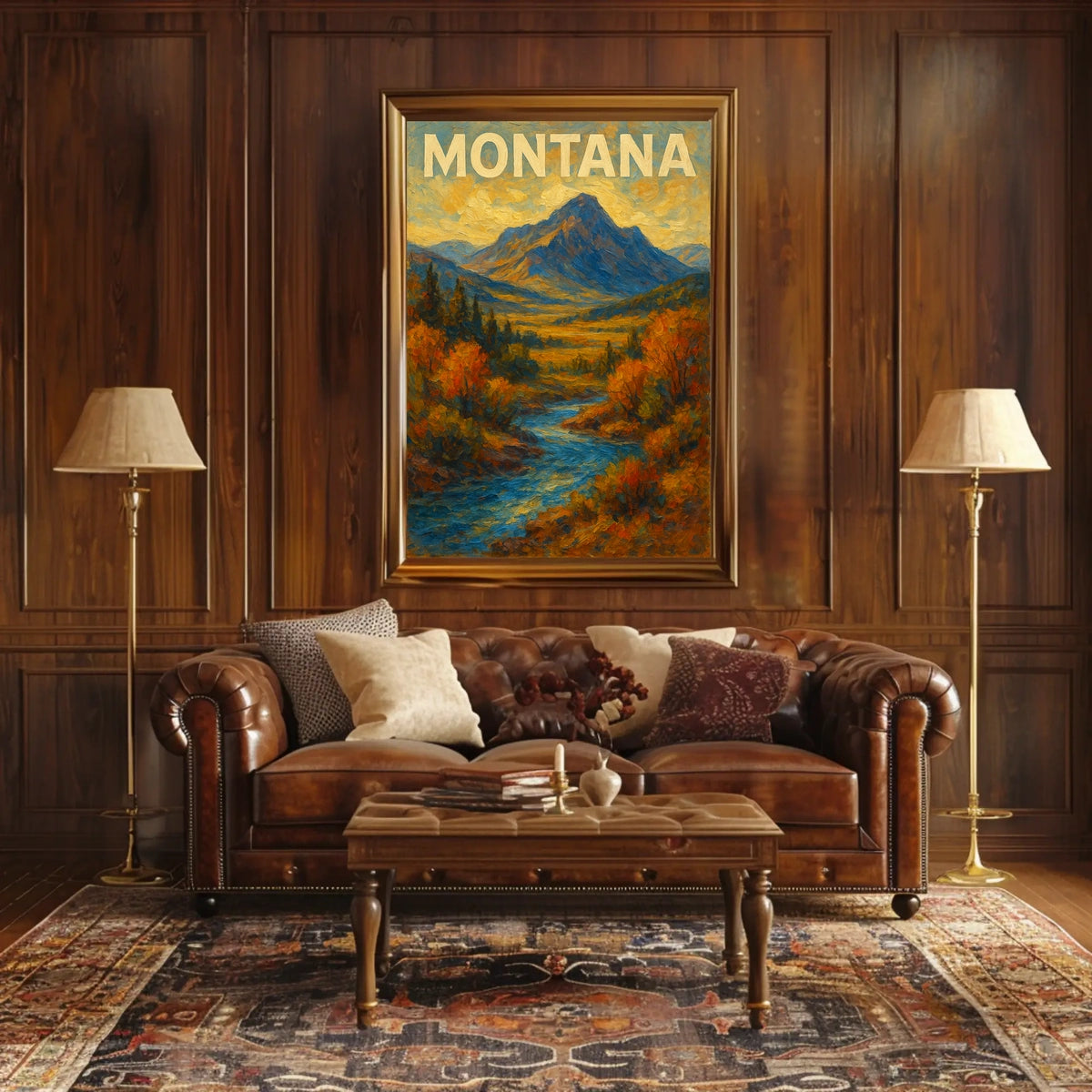 Montana Landscape Poster
