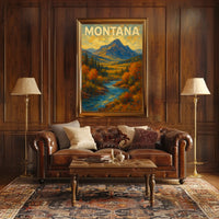 Montana Landscape Poster