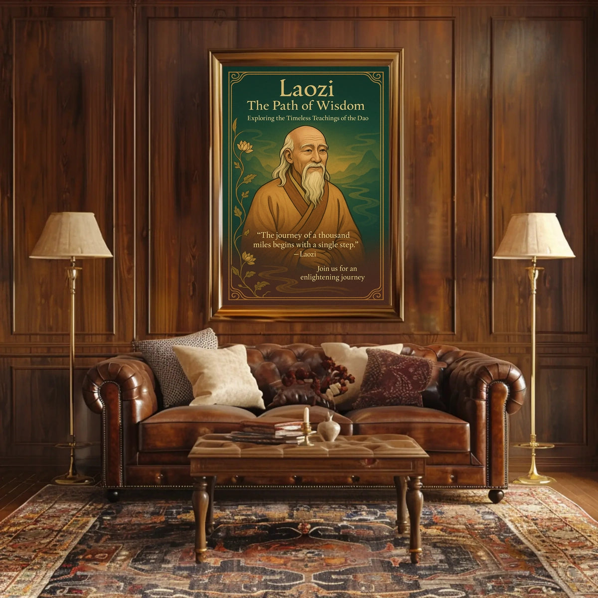 Laozi The Path Of Wisdom Poster