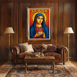 St. Ada Pop Art Icon Poster