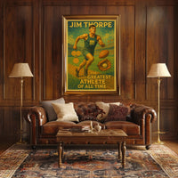Jim Thorpe Legendary Athlete Tribute Jim Thorpe Poster