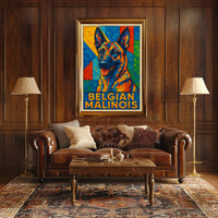 Belgian Malinois Art Poster