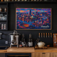 Vanuatu Cityscape Poster