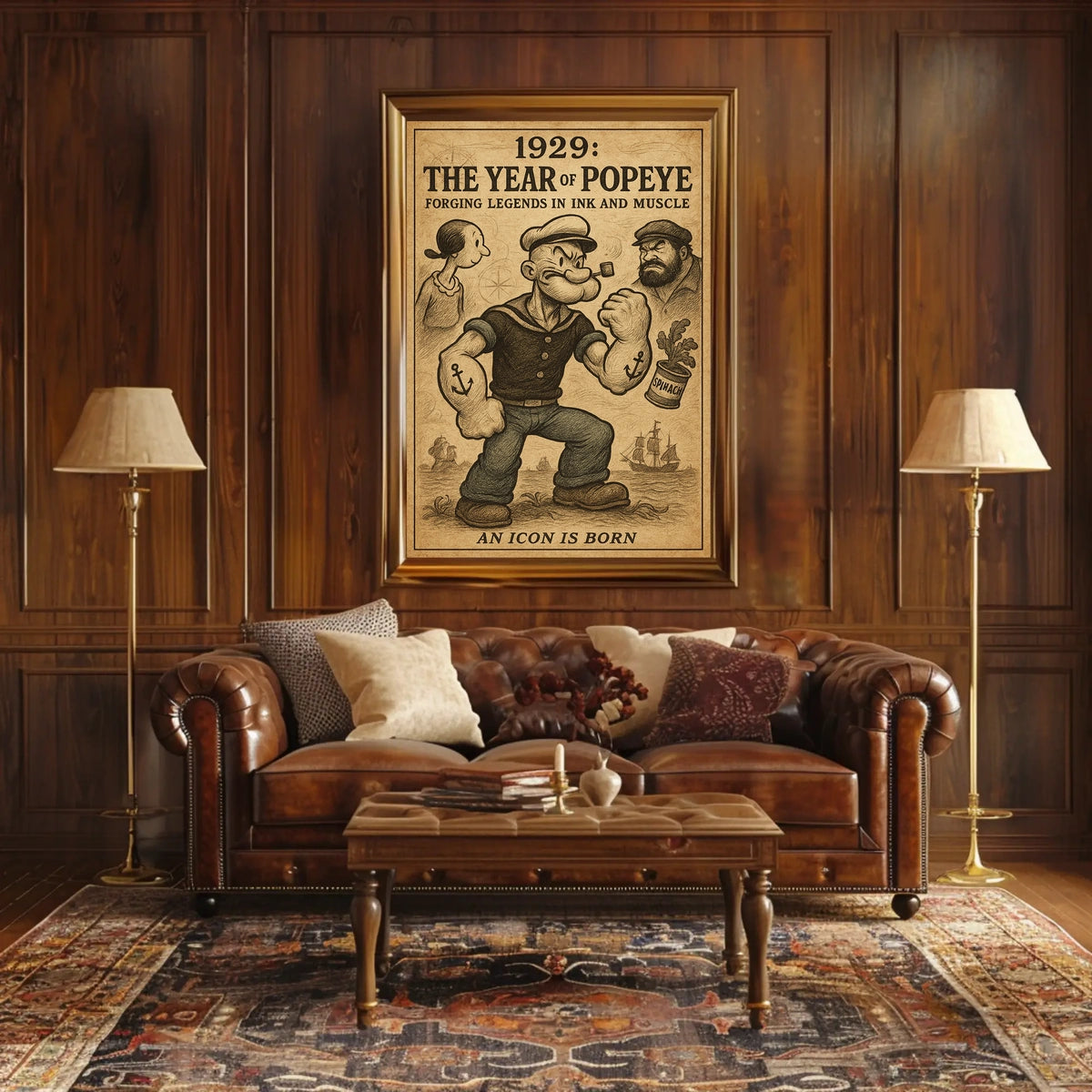 Popeye 1929 Art Poster POP-195