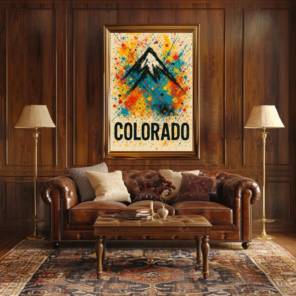 Colorado Mountain Art Poster