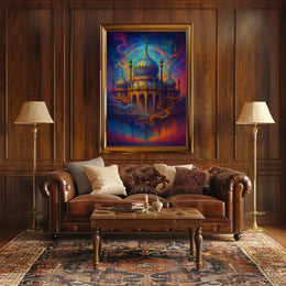 Mystical Palace in Dreamscape Poster