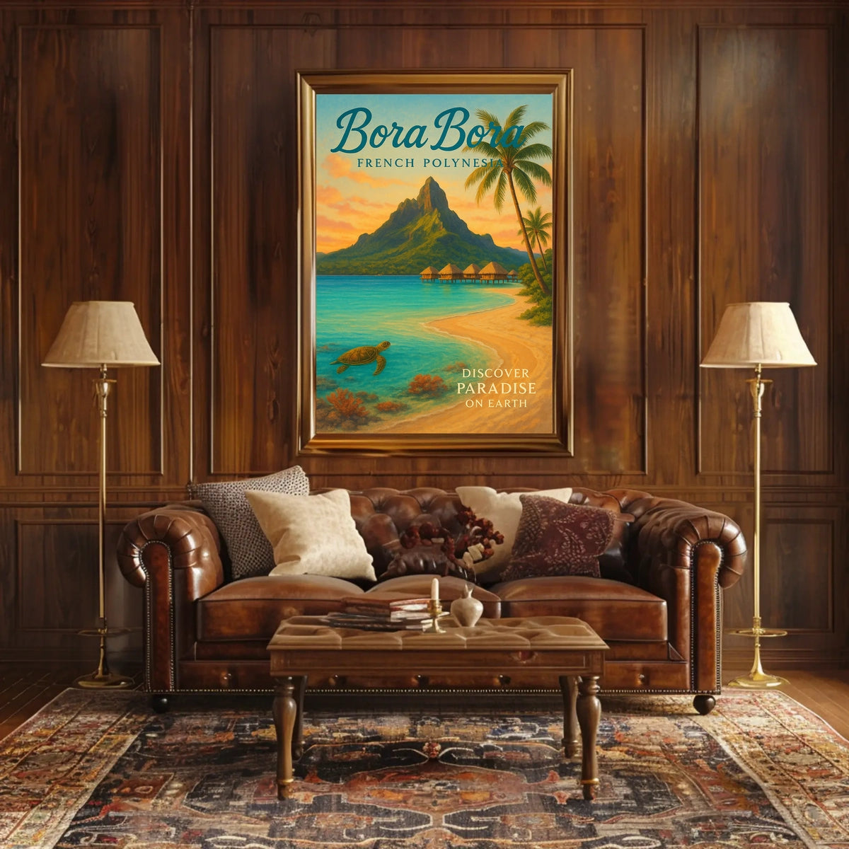 Bora Bora Discover Paradise Poster