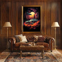 Retro Futurism In Motion Retro Poster