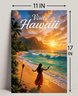 Visit Hawaii Poster PosterGoat