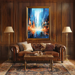 Futuristic Cityscape Poster