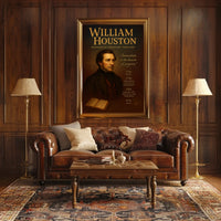 William Houston Pioneer of Visionary Thought Poster