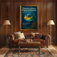 Discover The Charm Of Dogface Pufferfish Poster