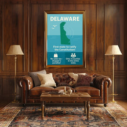 Delaware Shoppers Paradise Wall Art Print PosterGoat