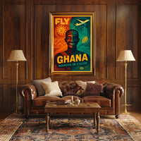 Fly Ghana Wander In Color Poster