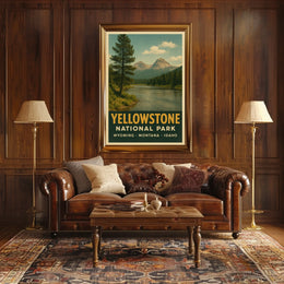 Yellowstone National Park Poster