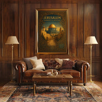 Jerusalem Harmony of History Poster