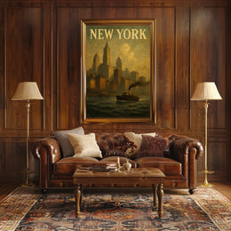 New York Cityscape Poster