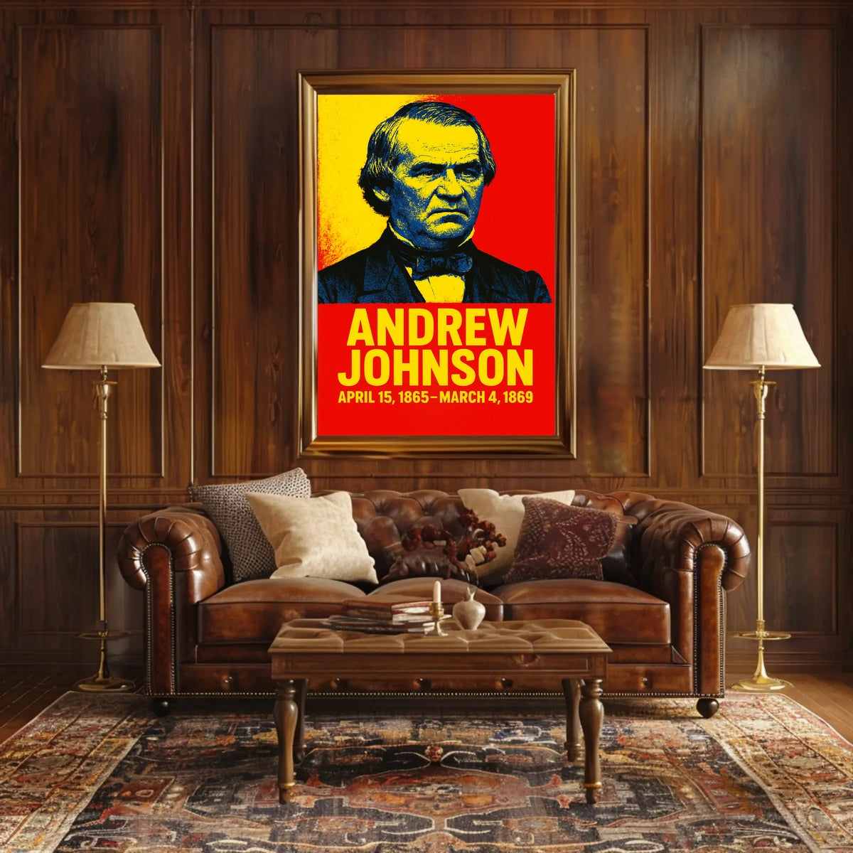 Andrew Johnson 17Th President Poster