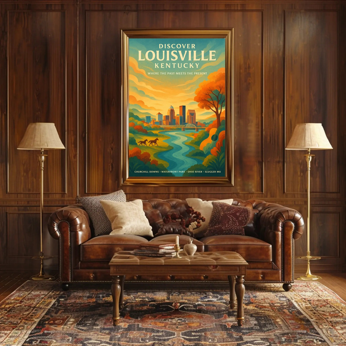 Discover Louisville, Kentucky Poster
