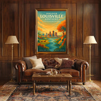 Discover Louisville, Kentucky Poster
