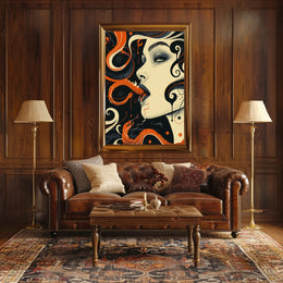 Serpentine Elegance Art Print Poster for Home Decor and Wanderlust Lovers PosterGoat