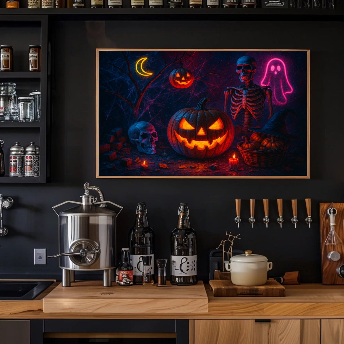 Spooky Halloween Night Gothic Realism Collector Enthusiasts Museum Quality Timeless Wall Art Poster