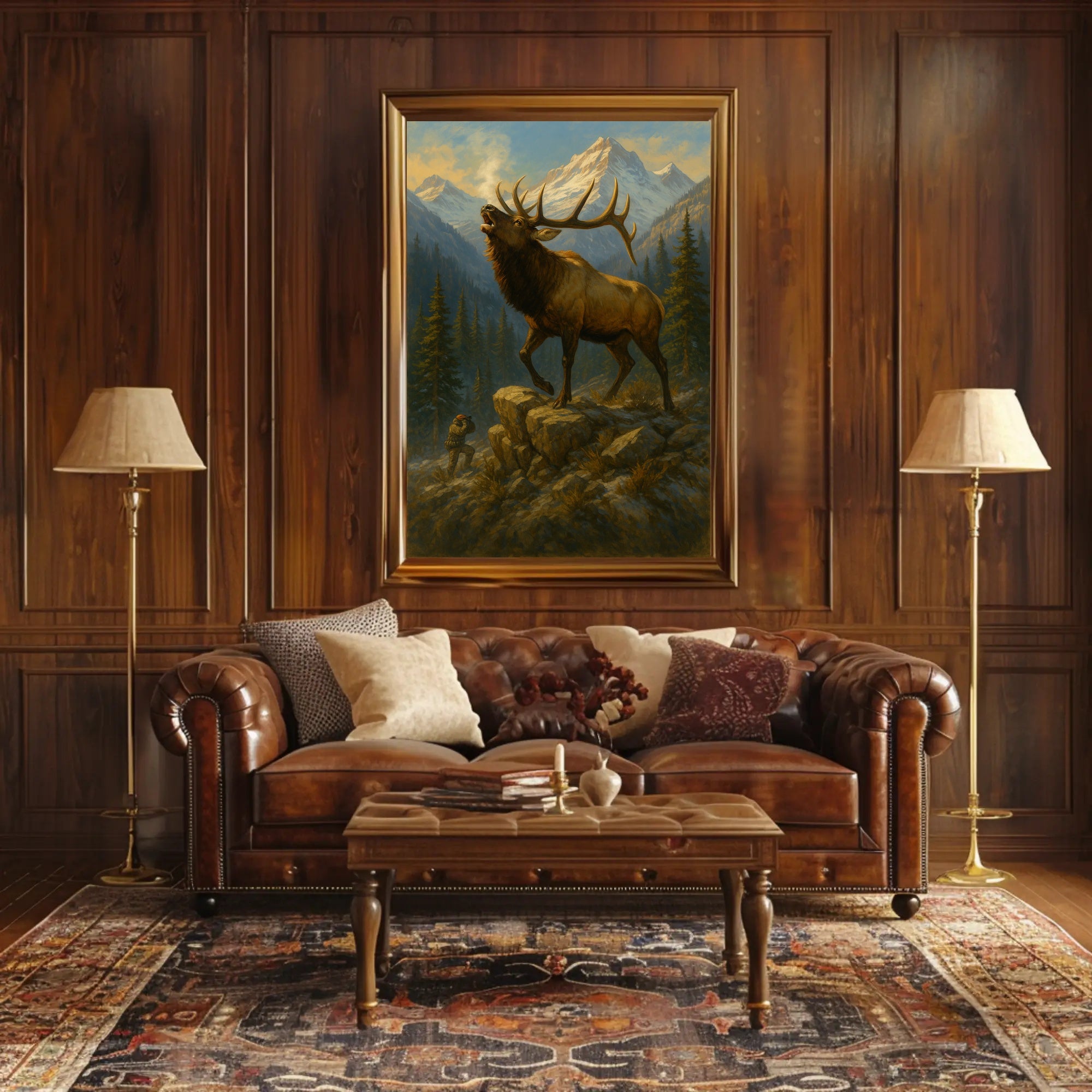Majestic Wilderness Encounter Poster PosterGoat