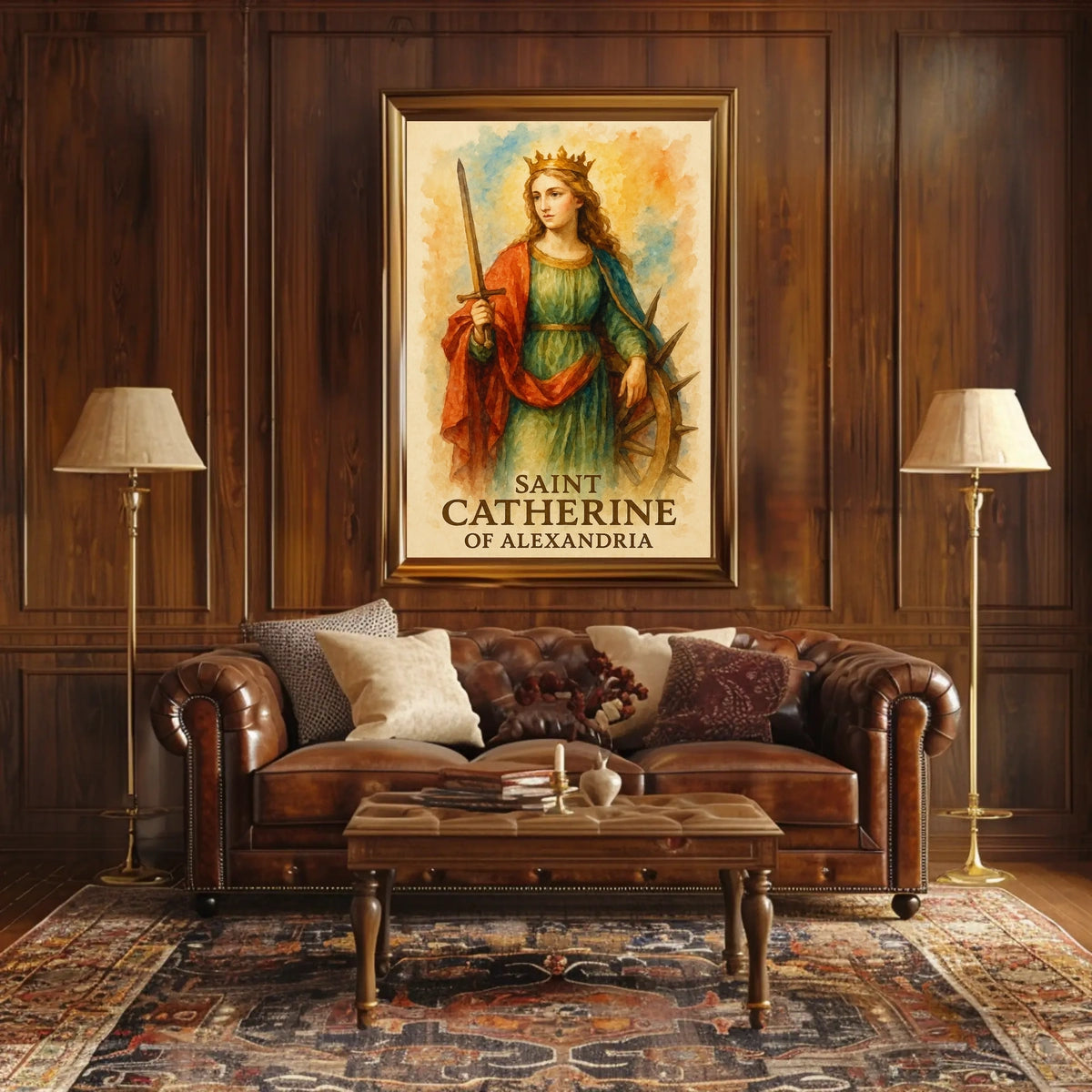 Saint Catherine of Alexandria Poster