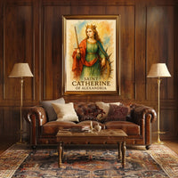 Saint Catherine of Alexandria Poster