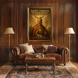 Saint Fabian The Pontiff of Peace Poster