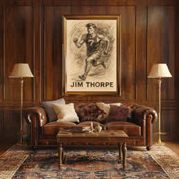 Jim Thorpe Athletic Legend Poster