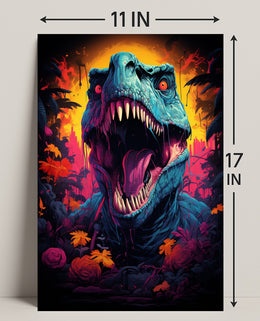 Roaring Jurassic Poster PosterGoat