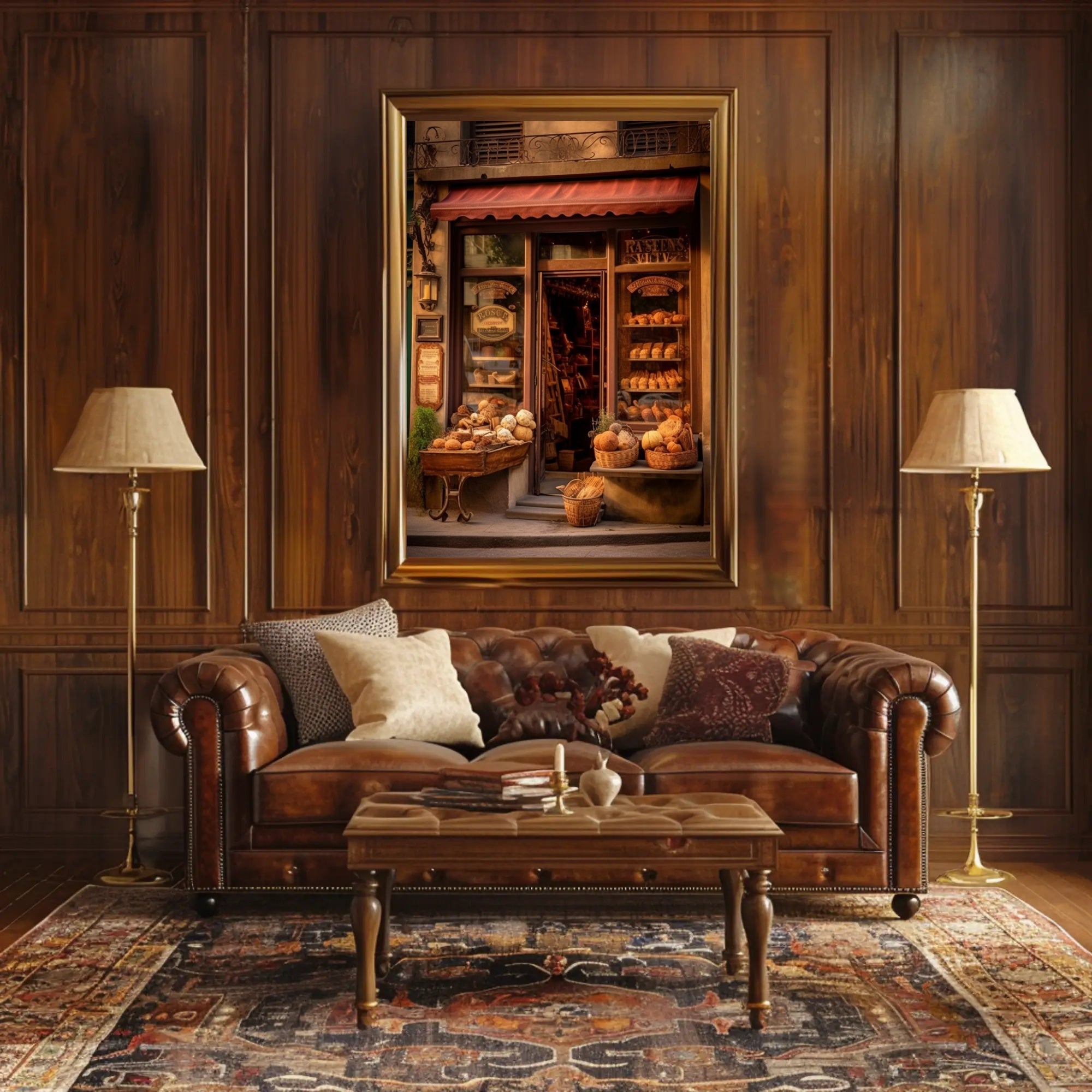 Charming Bakery Facade Poster