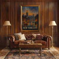 New York City Skyline Poster