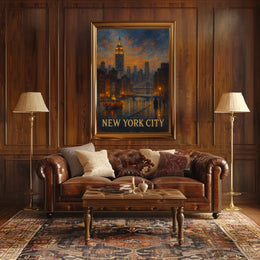 New York City Skyline Poster