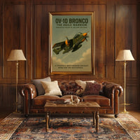 OV-10 Bronco The Agile Warrior Poster