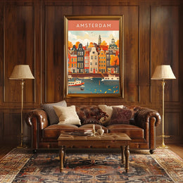 Autumn in Amsterdam Poster