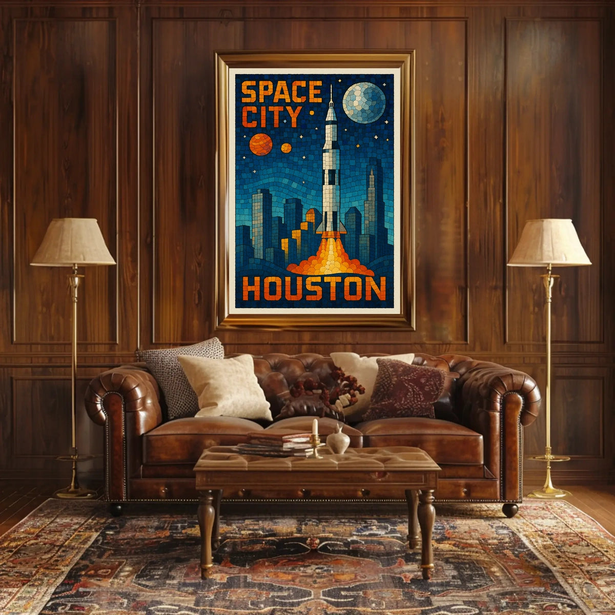Space City Houston Poster
