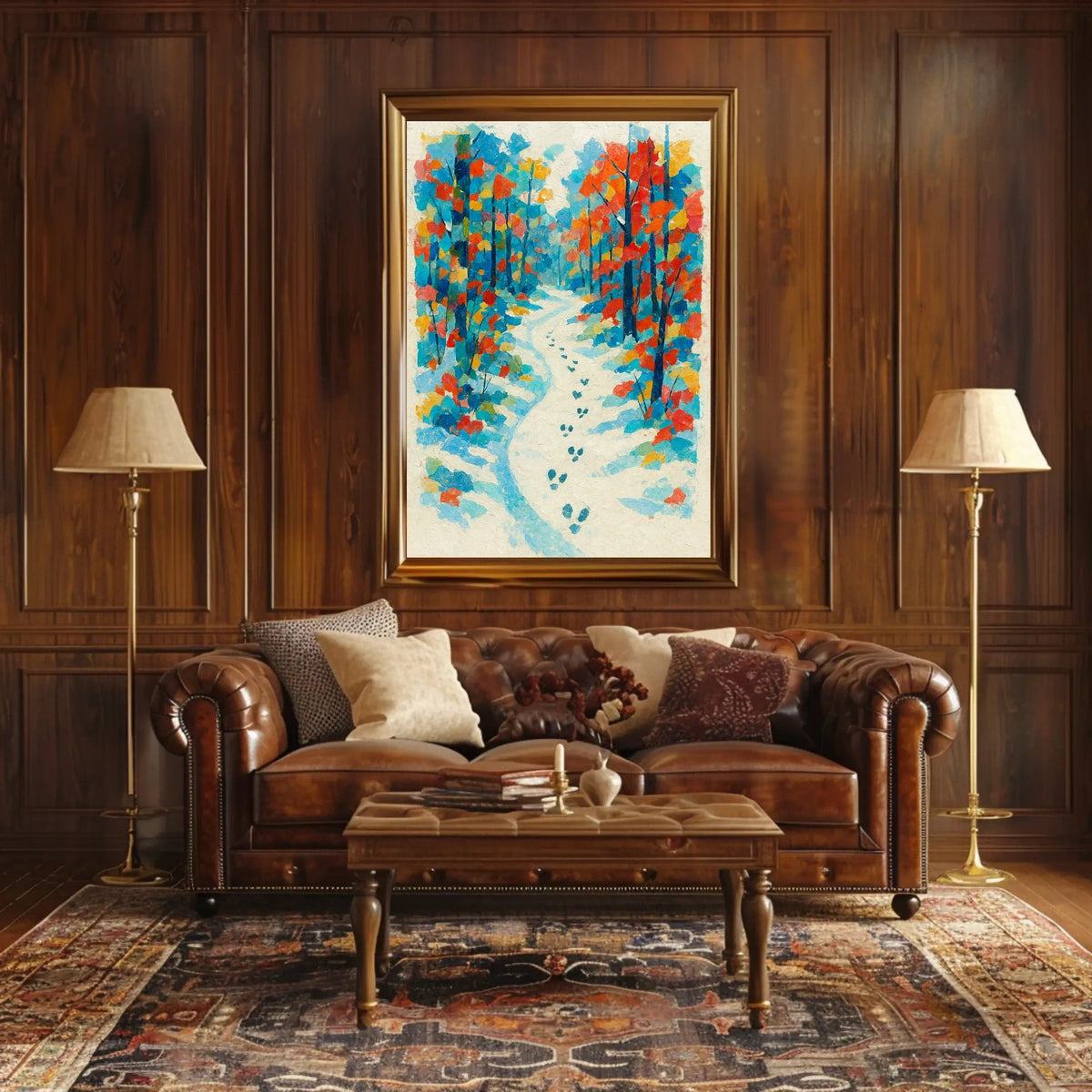 Autumn Pathway Poster