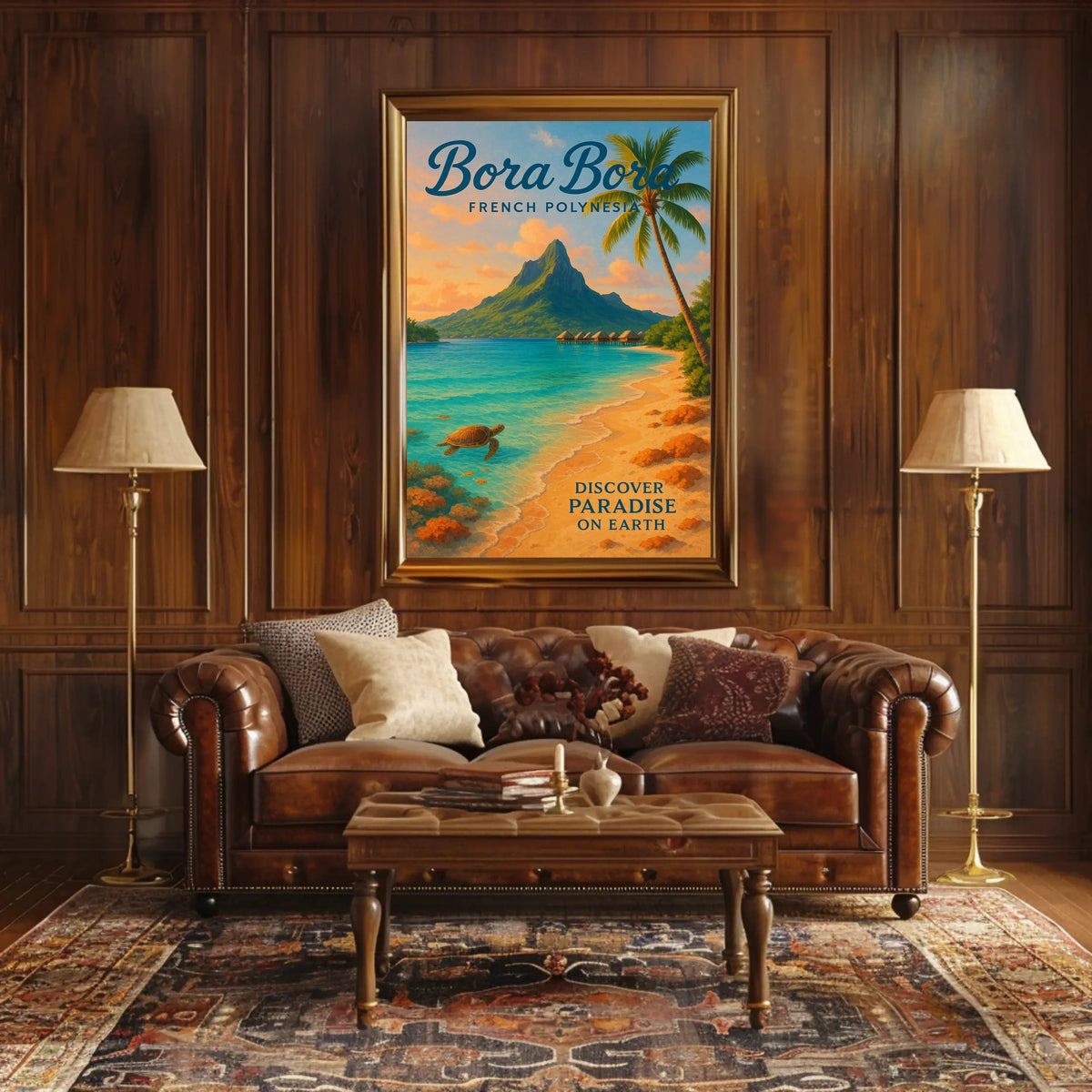 Bora Bora Discover Paradise Poster