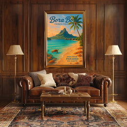 Bora Bora Discover Paradise Poster