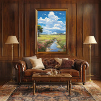 Serene Countryside Landscape Poster