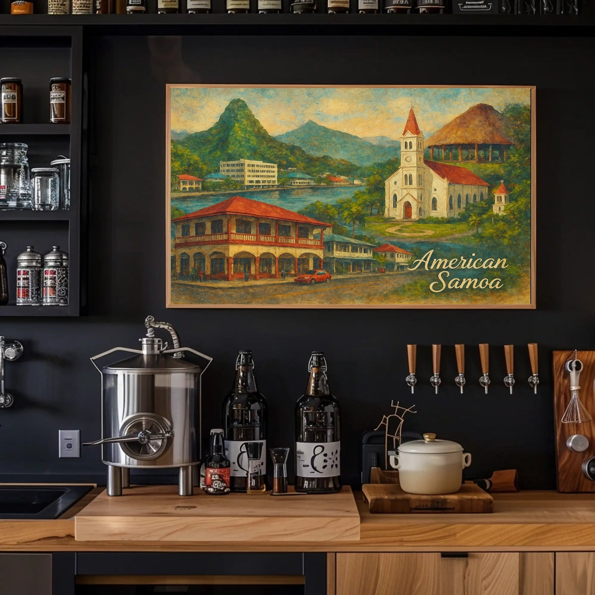 Scenic American Samoa Poster