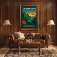 American Samoa Travel Adventures National Park Poster