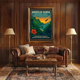 American Samoa Travel Adventures National Park Poster