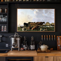 Serene Countryside Scene Pastoral Heritage Poster
