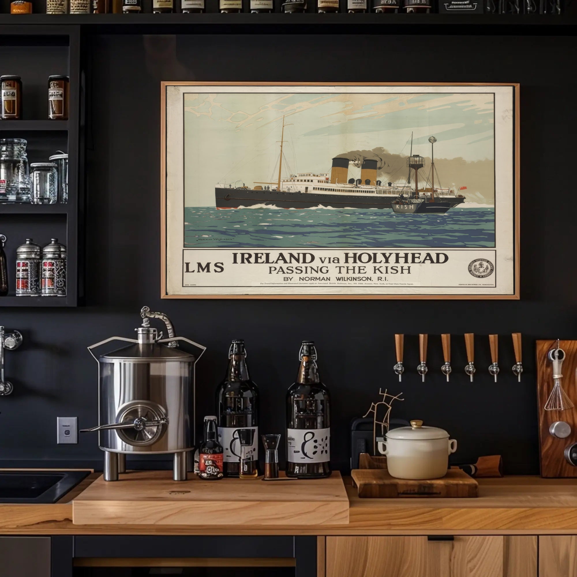 Vintage Maritime Adventure Poster PosterGoat
