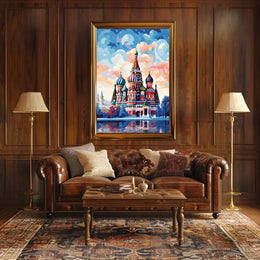 Saint Basil's Architectural Beauty Cultural or Heritage Poster