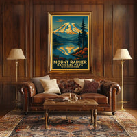 Mount Rainier National Park Poster